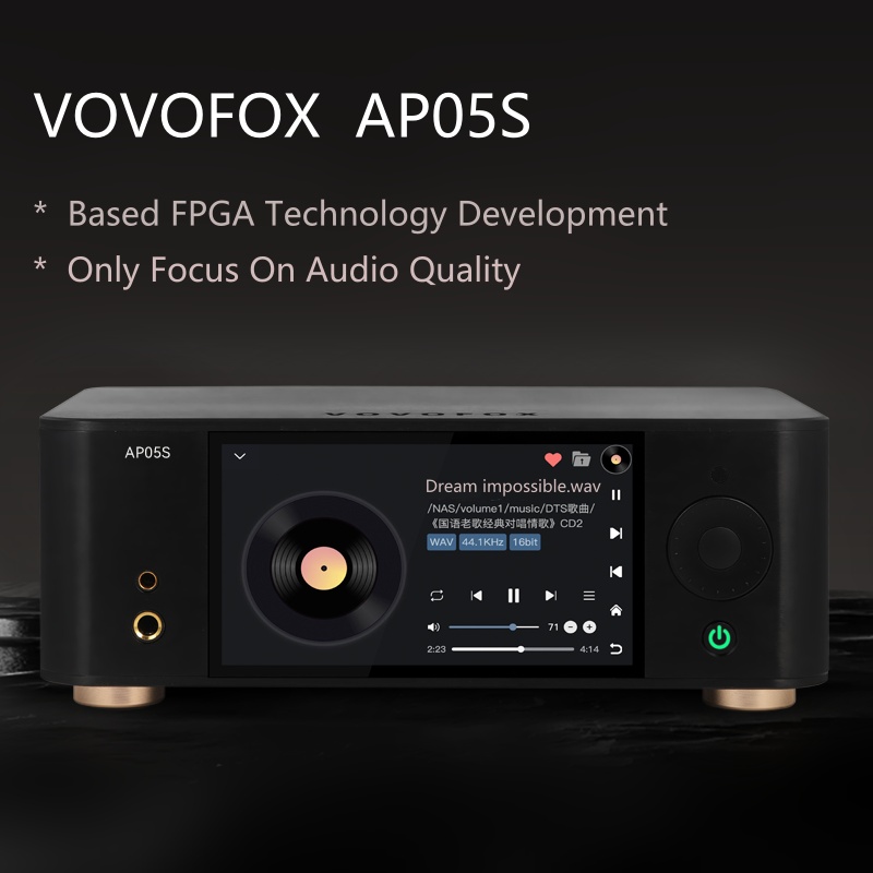 Audio Without Music - VOVOFOX-HiFi AP05S Pemutar Musik Lossless Berbasis