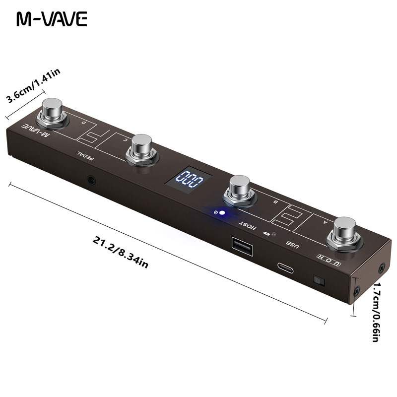 Prosesor Multi-Efek Digital M- - Midi Controller Pad ulasan dan harga