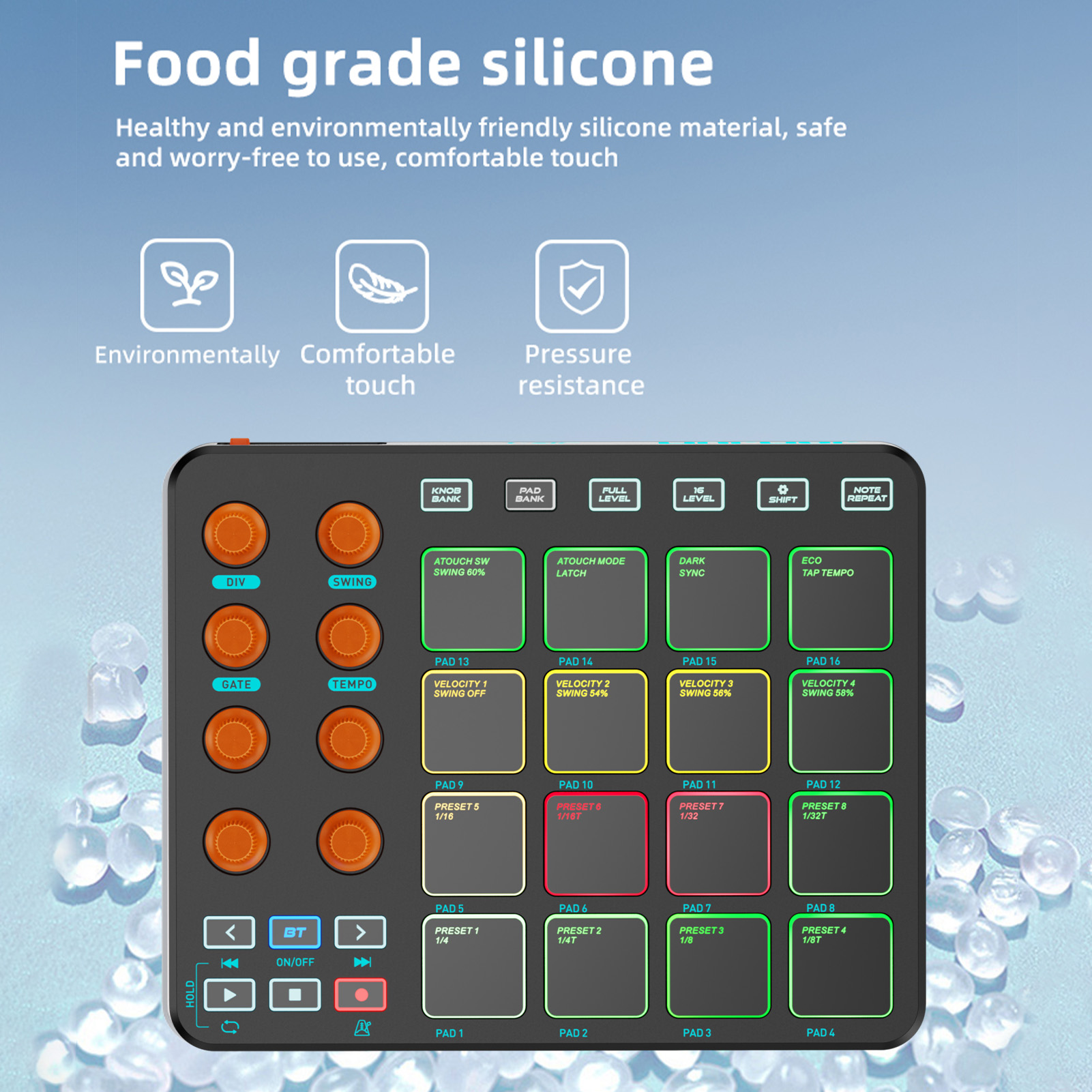 Pengontrol MIDI Nirkabel Keybo - Midi Controller Pad ulasan dan harga